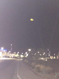 led lighted advertising blimp